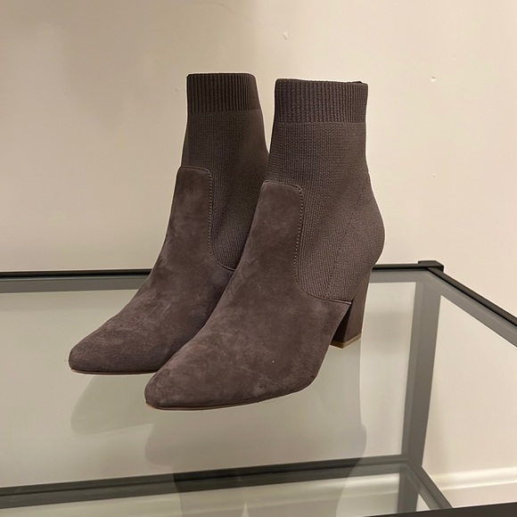 Steve Madden Taupe Booties - Picture 2 of 3